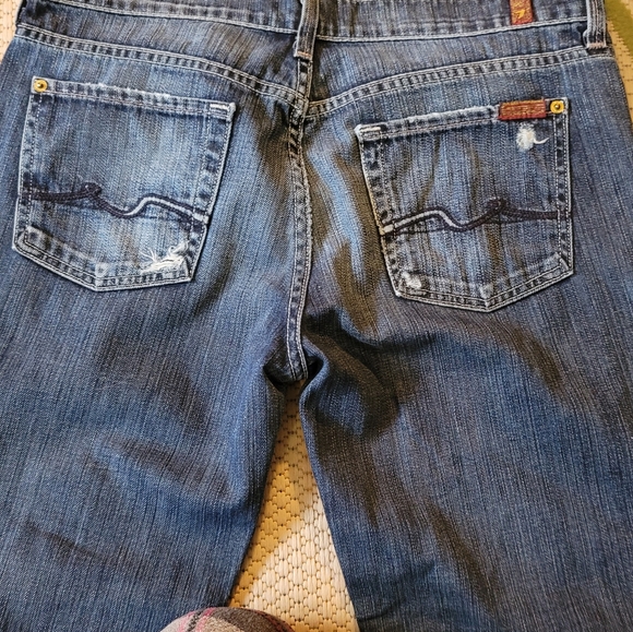 3 pairs for 7 for mankind jeans sizes- one is 29 other two  are 30!!! - Picture 5 of 16